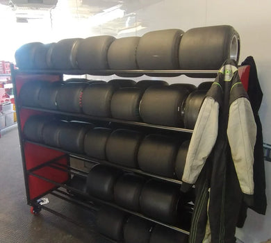 Gokart Tire Rack (Roll Around)