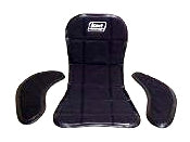 Three Piece Seat Upholstery, Black
