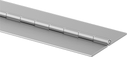 2" Piano Hinge without Holes (Spoiler, Roof Hatch) 7ft
