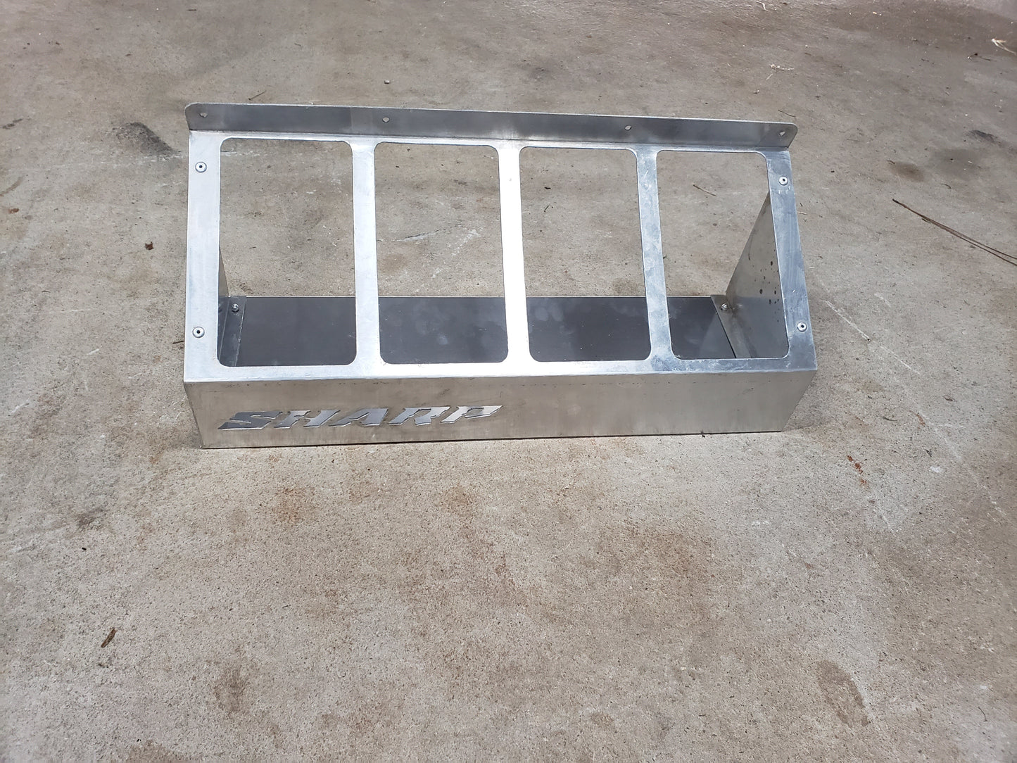 Gallon Metal Can Shelf