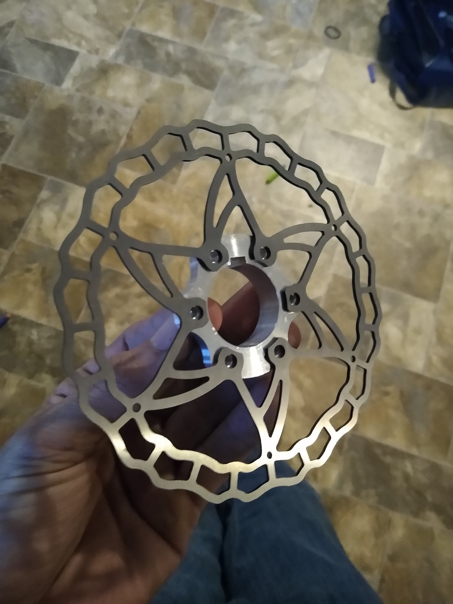 QC Ultralight Brake Rotor and Hub, 1.25" (1 1/4") Axle