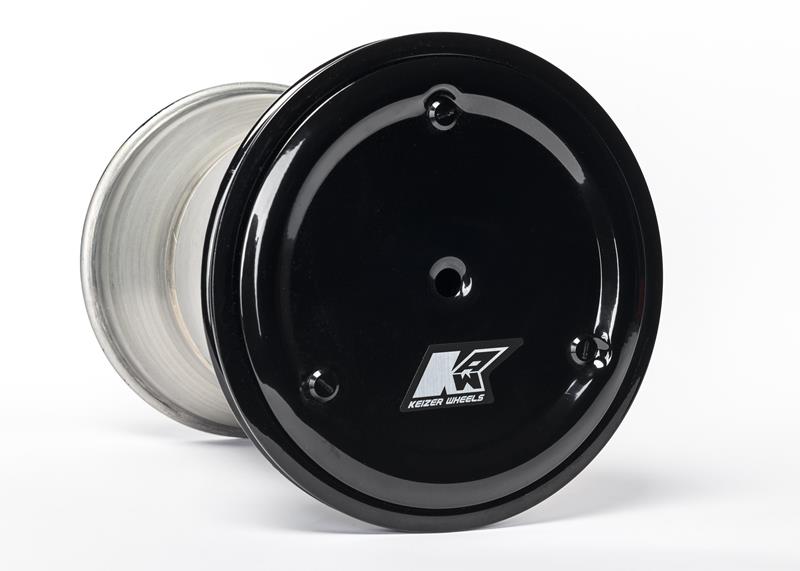 KEIZER 10 X 10 REAR WHEEL WITH HBS CENTER, 5" OFFSET, BEAD LOCK