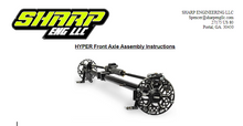 Load image into Gallery viewer, SHARP Mini Late Model Front Axle Assembly Instructions