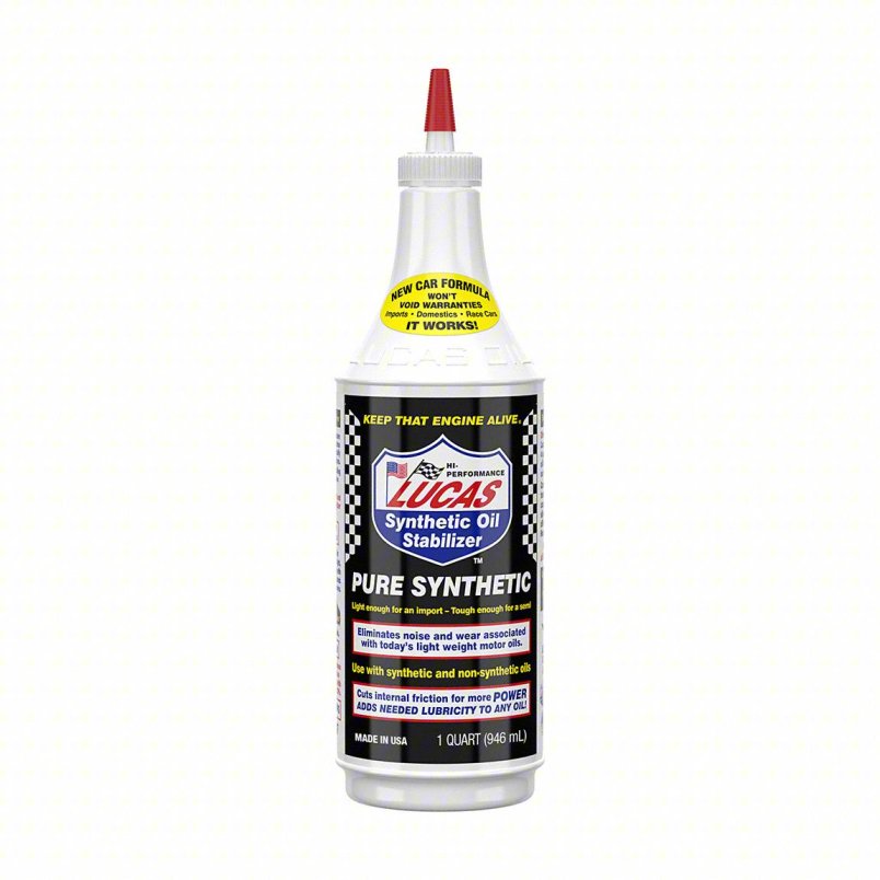 LUCAS Synthetic Oil Booster: Synthetic Oil Stabilizer, Diesel Engines/Gasoline Engines, Clear