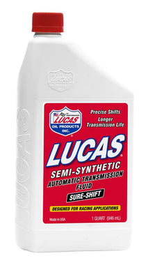 Lucas Oil 10052 Semi-Synthetic Automatic Transmission Fluid - 1qt.