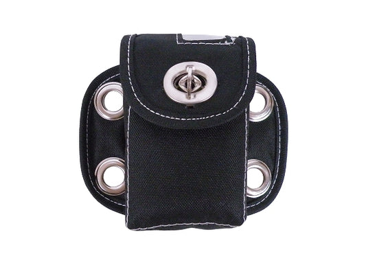 Transponder Pouch, Latch Style-Black