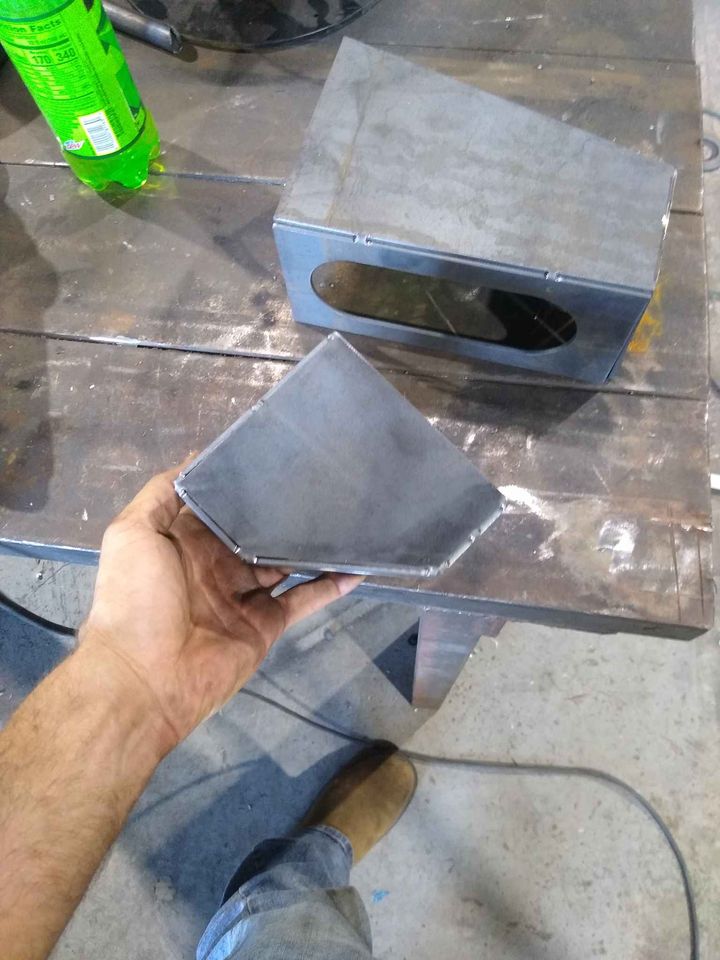 Weld on trailer Light Housings