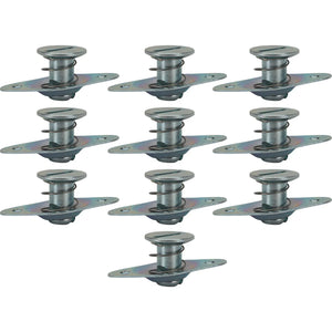 Ejecting Quarter Turn Fasteners, .500 Inch Grip (Pack of 10)