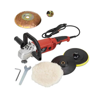7 Inch Polisher/Grinder with Tire Grinding Disc and Nut