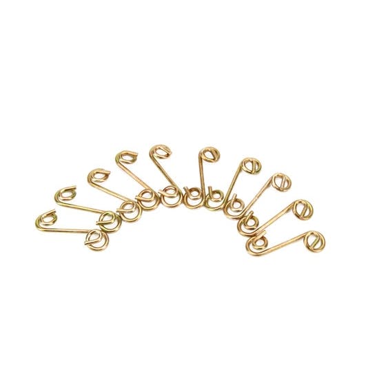 Flat Quarter-Turn Fastener Springs, .200 x 1 Inch - Individual