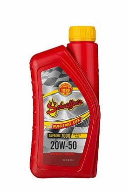 Schaeffers Supreme 7000 SAE 20W-50 Synthetic Racing Oil