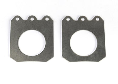 SHARP - BRAKE PAD SPACER (SHIM) FOR DYNALITE SINGLE II, THIN, ALUMINUM, PAIR