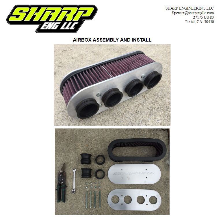 SHARP Mini Late Model Air Filter Assembly Instructions
