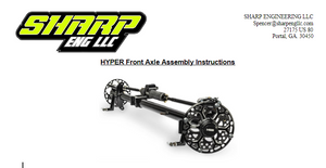 SHARP Mini Late Model Front Axle Assembly Instructions
