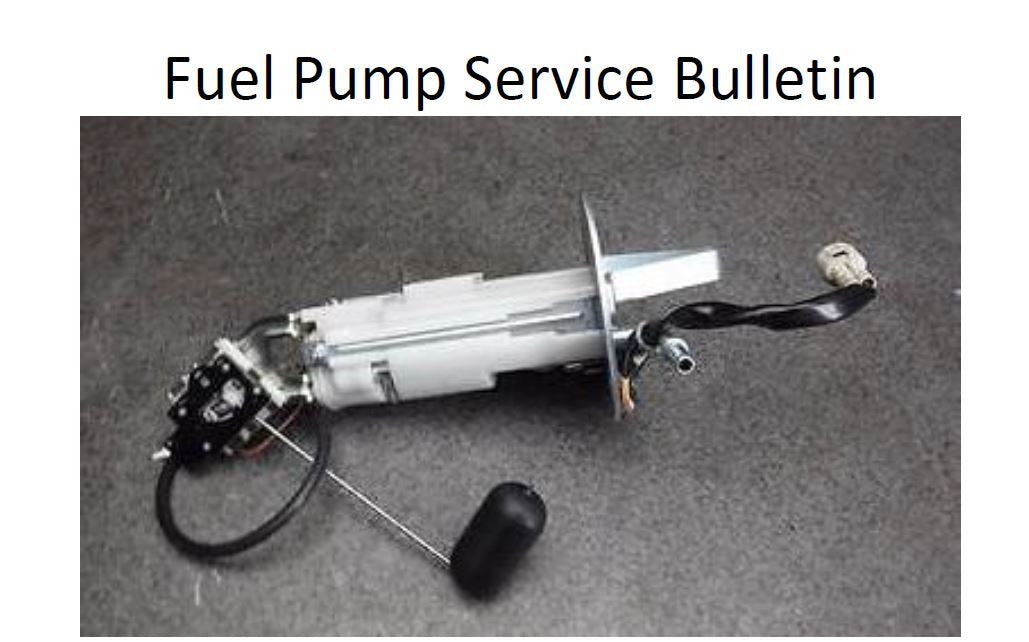 SHARP Mini Late Model Fuel Pump Service Bulletin